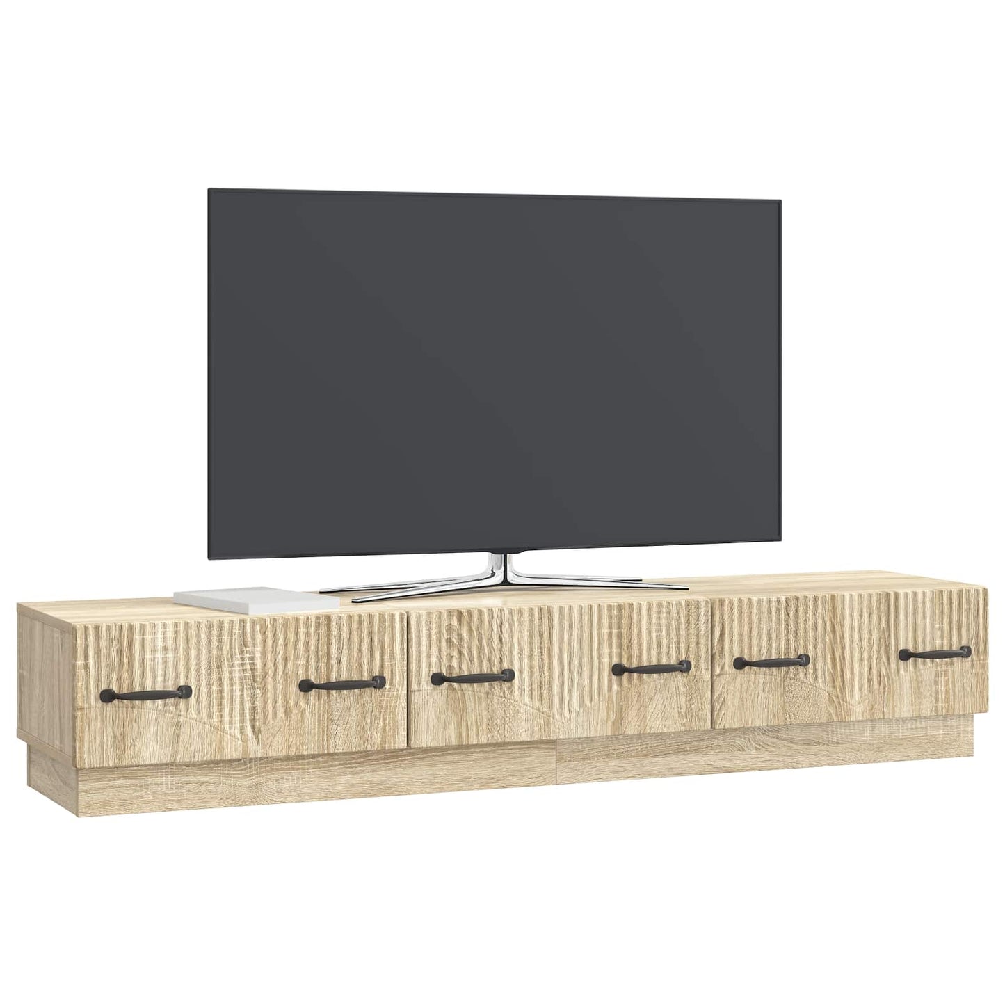 TV-skåp med låda Sonoma-ek 147 x 34,5 x 27 cm Konstruerat trä
