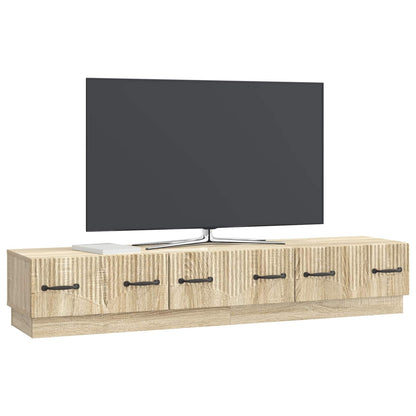 TV-skåp med låda Sonoma-ek 147 x 34,5 x 27 cm Konstruerat trä