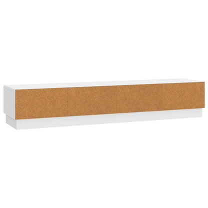 TV-skåp Vit högglans 147 x 34,5 x 27 cm Konstruerat trä