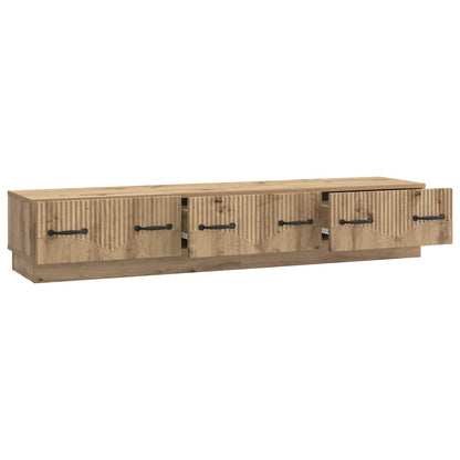 TV-skåp med låda Artisan-ek 147 x 34,5 x 27 cm Konstruerat trä