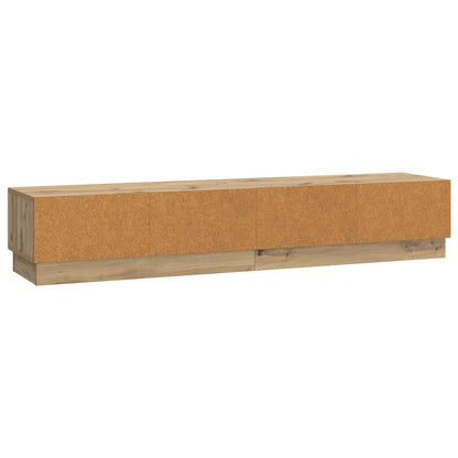 TV-skåp med låda Artisan-ek 147 x 34,5 x 27 cm Konstruerat trä