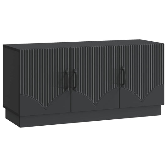 TV-skåp Svart 99 x 34,5 x 47 cm Konstruerat trä