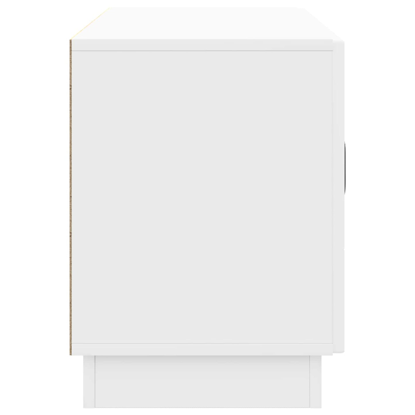 TV-skåp Vit högglans 99 x 34,5 x 47 cm Konstruerat trä