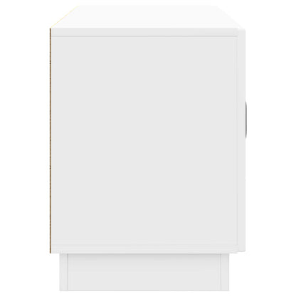 TV-skåp Vit högglans 99 x 34,5 x 47 cm Konstruerat trä