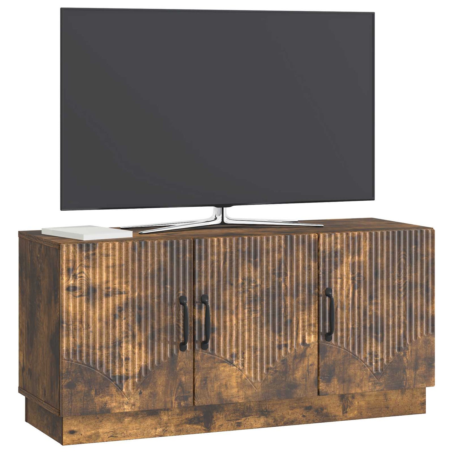TV-skåp Rökt ek 99 x 34,5 x 47 cm Konstruerat trä