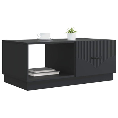 Kaffeebord Svart 90 x 50 x 37 cm Konstruerat trä
