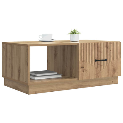 Kaffeebord Artisan-ek 90 x 50 x 37 cm Konstruerat trä