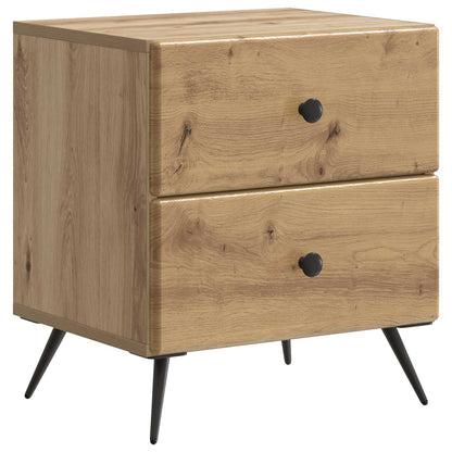 Nattduksbord med låda 2 pcs Artisan-ek 43 x 34,5 x 47,5 cm