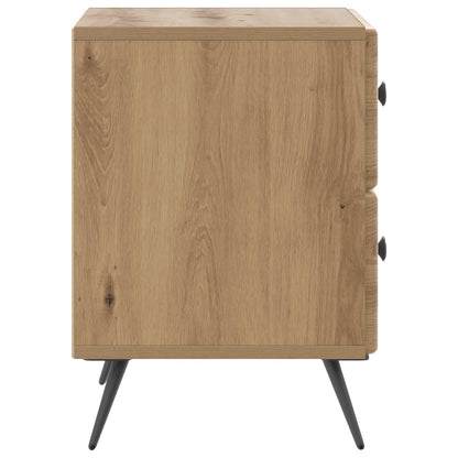 Nattduksbord med låda 2 pcs Artisan-ek 43 x 34,5 x 47,5 cm
