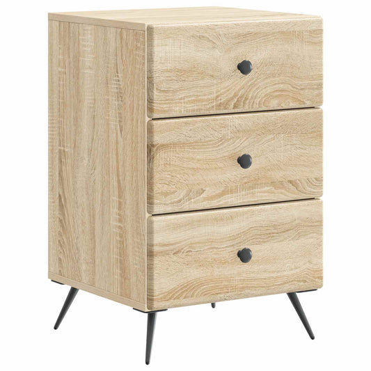 Nattduksbord Sonoma-ek 43 x 41 x 66,5 cm Konstruerat trä
