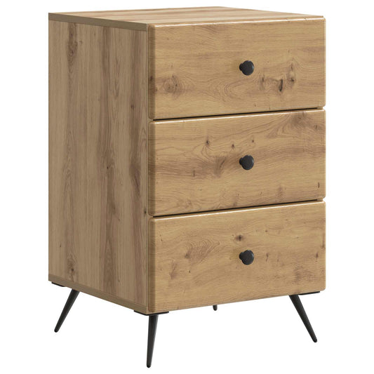 Nattduksbord Artisan-ek 43 x 41 x 66,5 cm Konstruerat trä