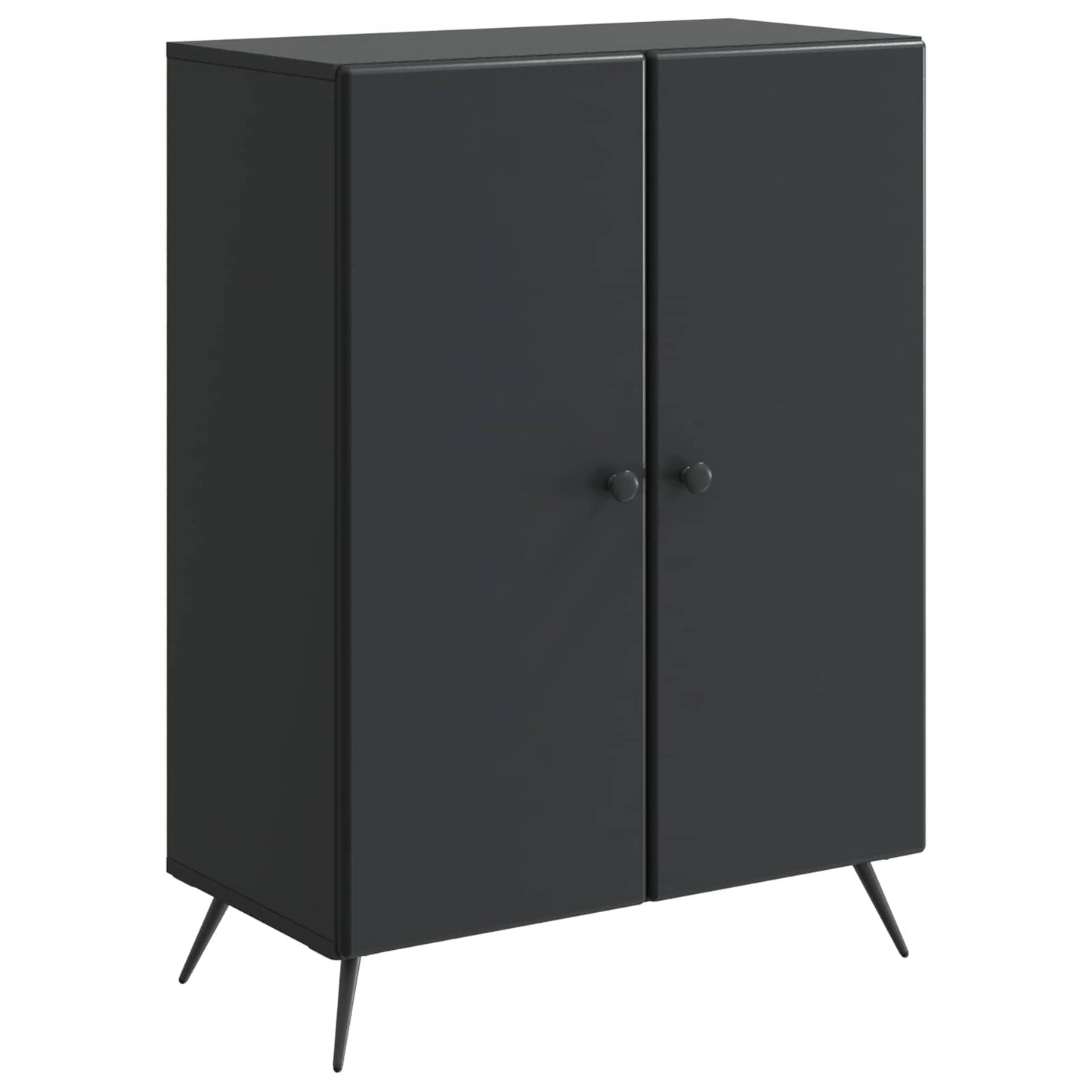 Sideboard Svart 66 x 34,5 x 90 cm Konstruerat trä