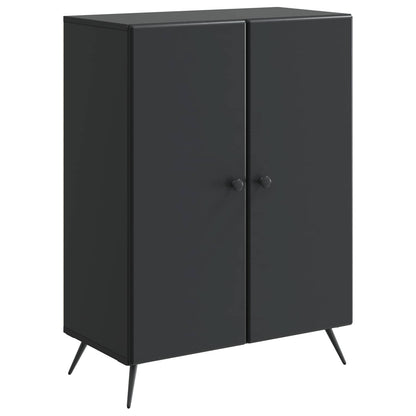 Sideboard Svart 66 x 34,5 x 90 cm Konstruerat trä