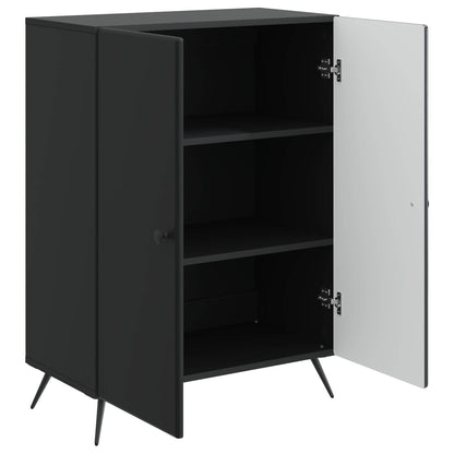 Sideboard Svart 66 x 34,5 x 90 cm Konstruerat trä