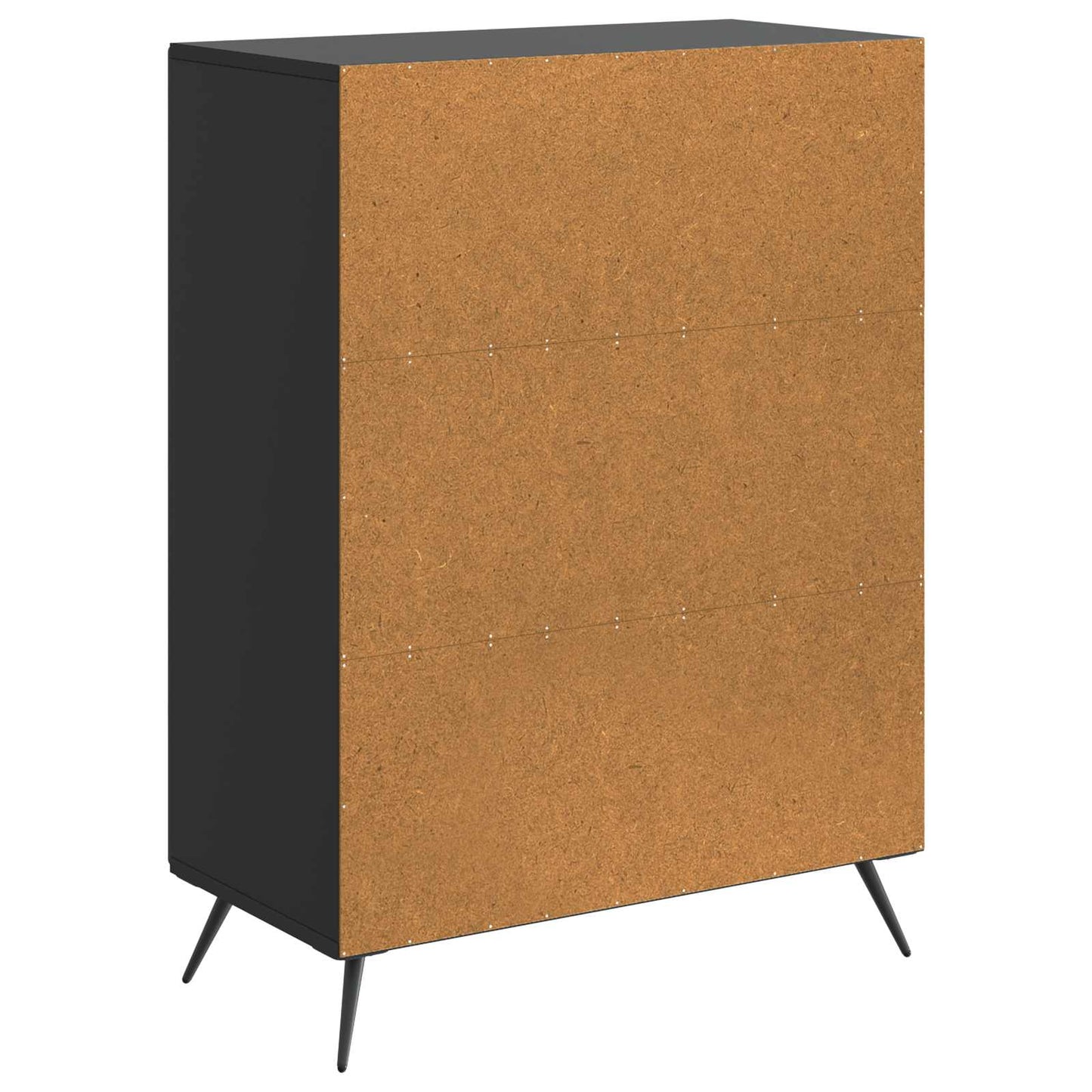 Sideboard Svart 66 x 34,5 x 90 cm Konstruerat trä