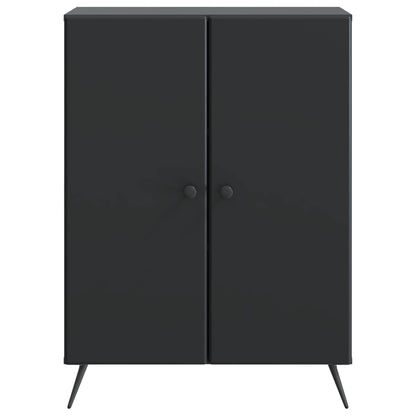 Sideboard Svart 66 x 34,5 x 90 cm Konstruerat trä