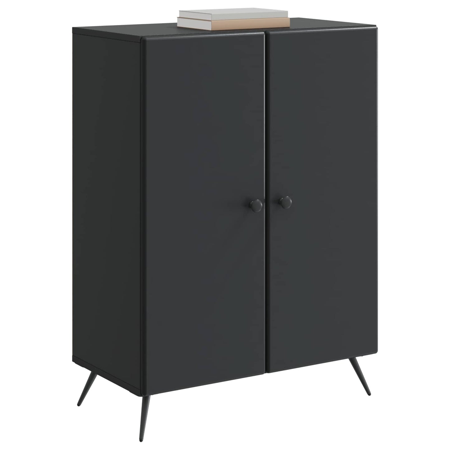 Sideboard Svart 66 x 34,5 x 90 cm Konstruerat trä
