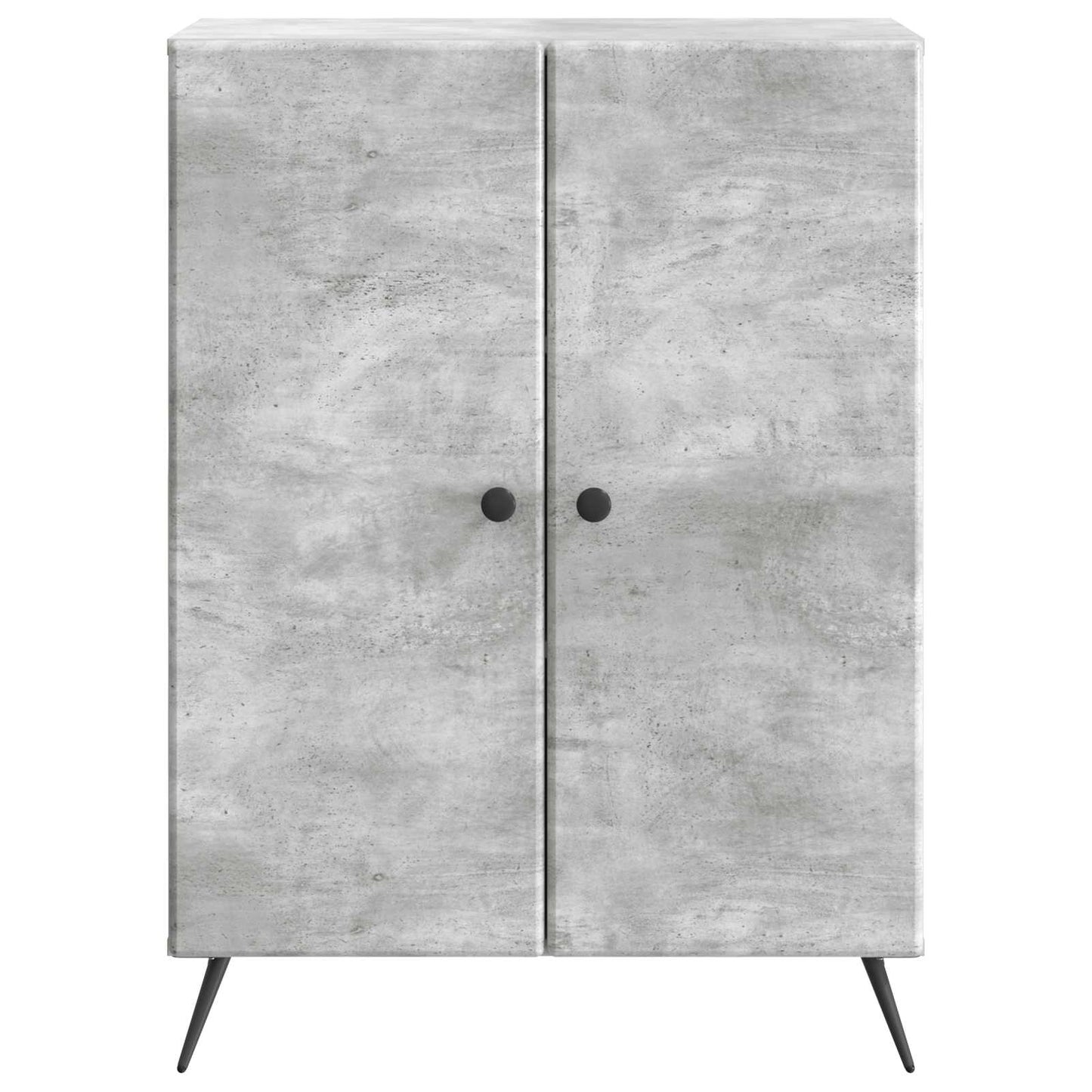 Sideboard Betonggrå 66 x 34,5 x 90 cm Konstruerat trä
