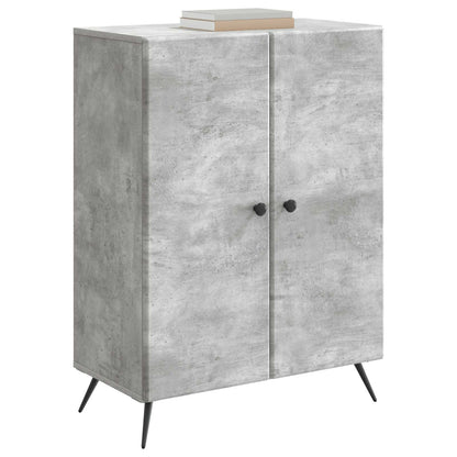 Sideboard Betonggrå 66 x 34,5 x 90 cm Konstruerat trä