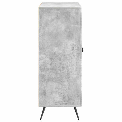 Sideboard Betonggrå 66 x 34,5 x 90 cm Konstruerat trä