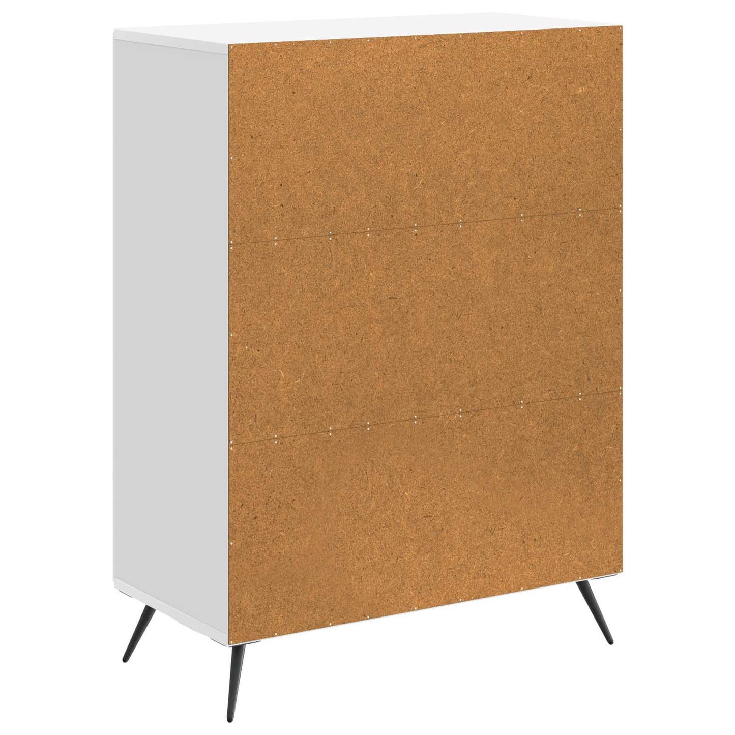 Sideboard Vit högglans 66 x 34,5 x 90 cm Konstruerat trä