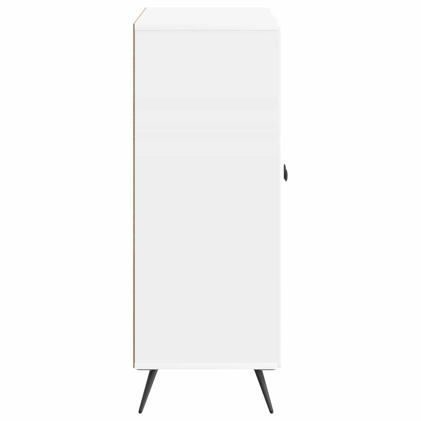Sideboard Vit högglans 66 x 34,5 x 90 cm Konstruerat trä