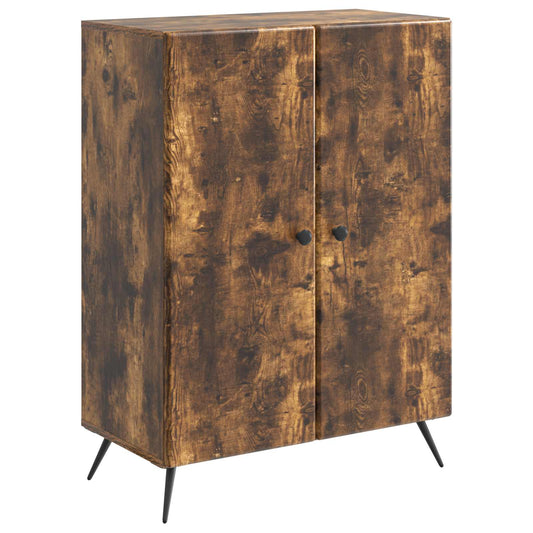 Sideboard Rökt ek 66 x 34,5 x 90 cm Konstruerat trä