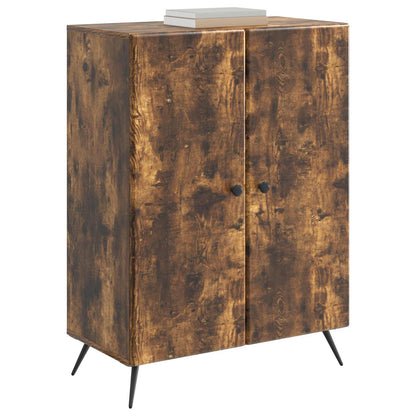 Sideboard Rökt ek 66 x 34,5 x 90 cm Konstruerat trä