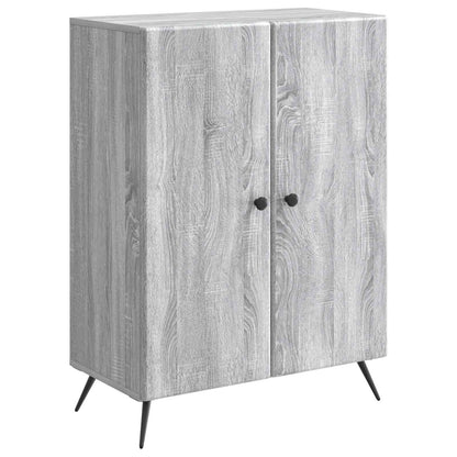 Sideboard Grå sonoma-ek 66 x 34,5 x 90 cm Konstruerat trä