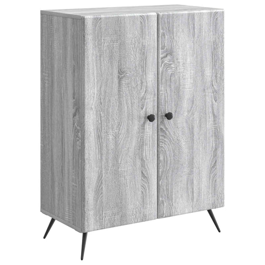Sideboard Grå sonoma-ek 66 x 34,5 x 90 cm Konstruerat trä