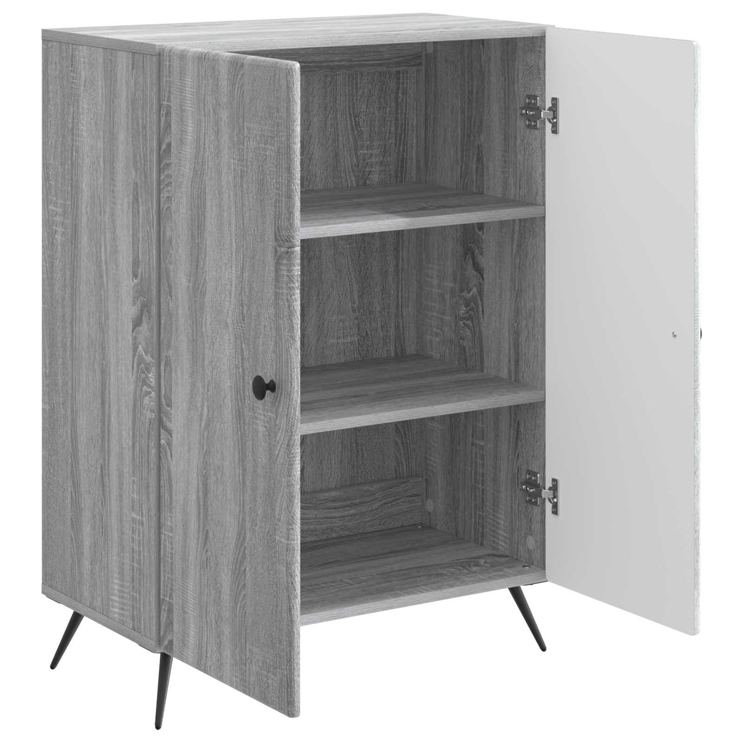 Sideboard Grå sonoma-ek 66 x 34,5 x 90 cm Konstruerat trä