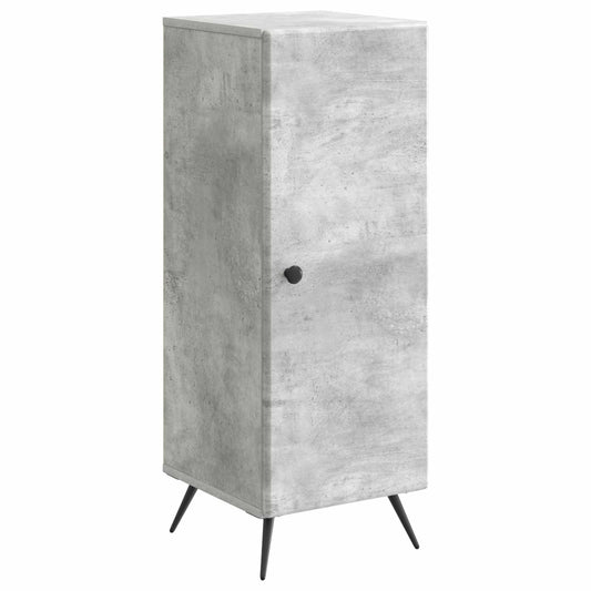 Sideboard Betonggrå 33 x 34,5 x 90 cm Konstruerat trä