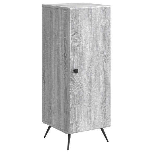 Sideboard Grå sonoma-ek 33 x 34,5 x 90 cm Konstruerat trä