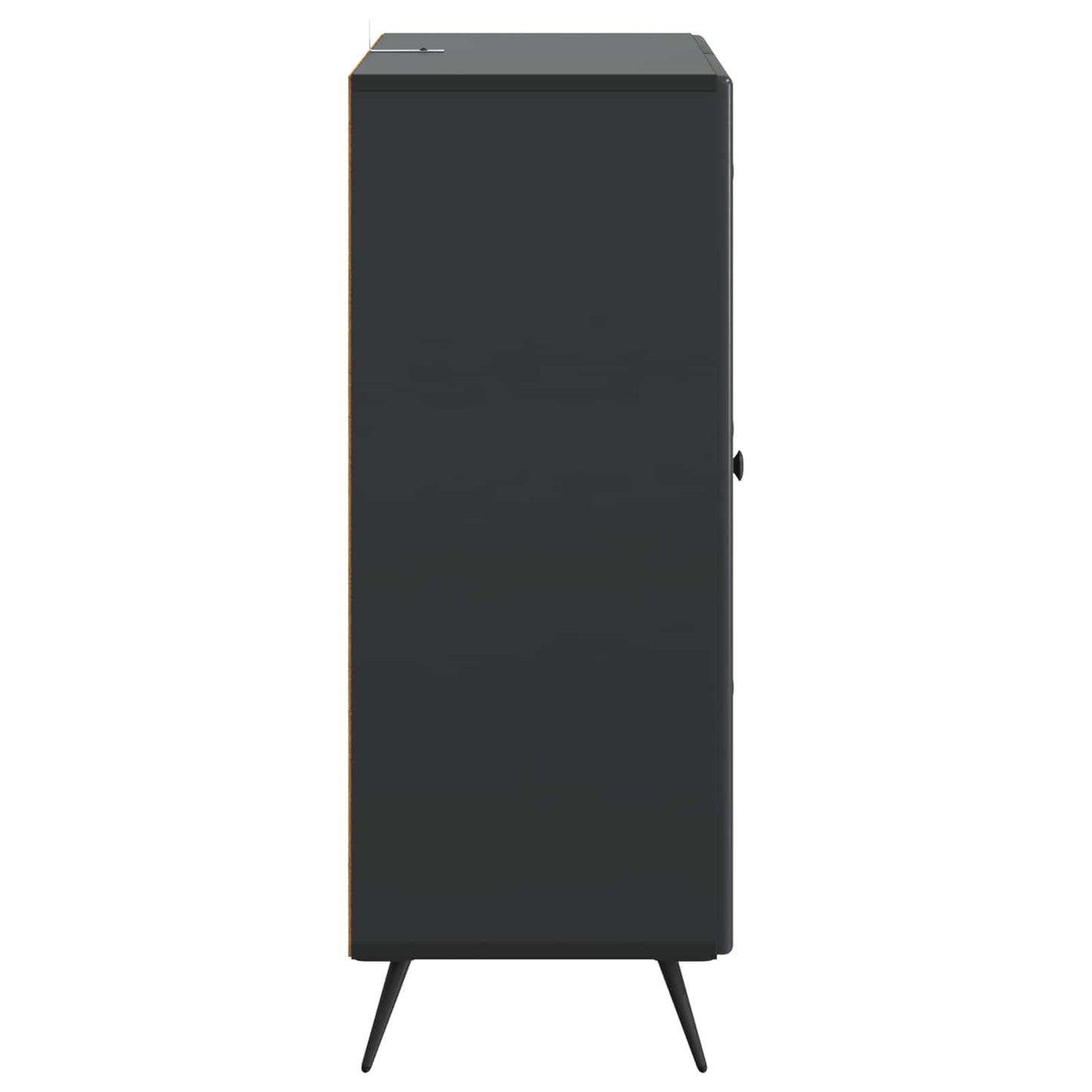Sideboard med låda Svart 66 x 34,5 x 90 cm Konstruerat trä