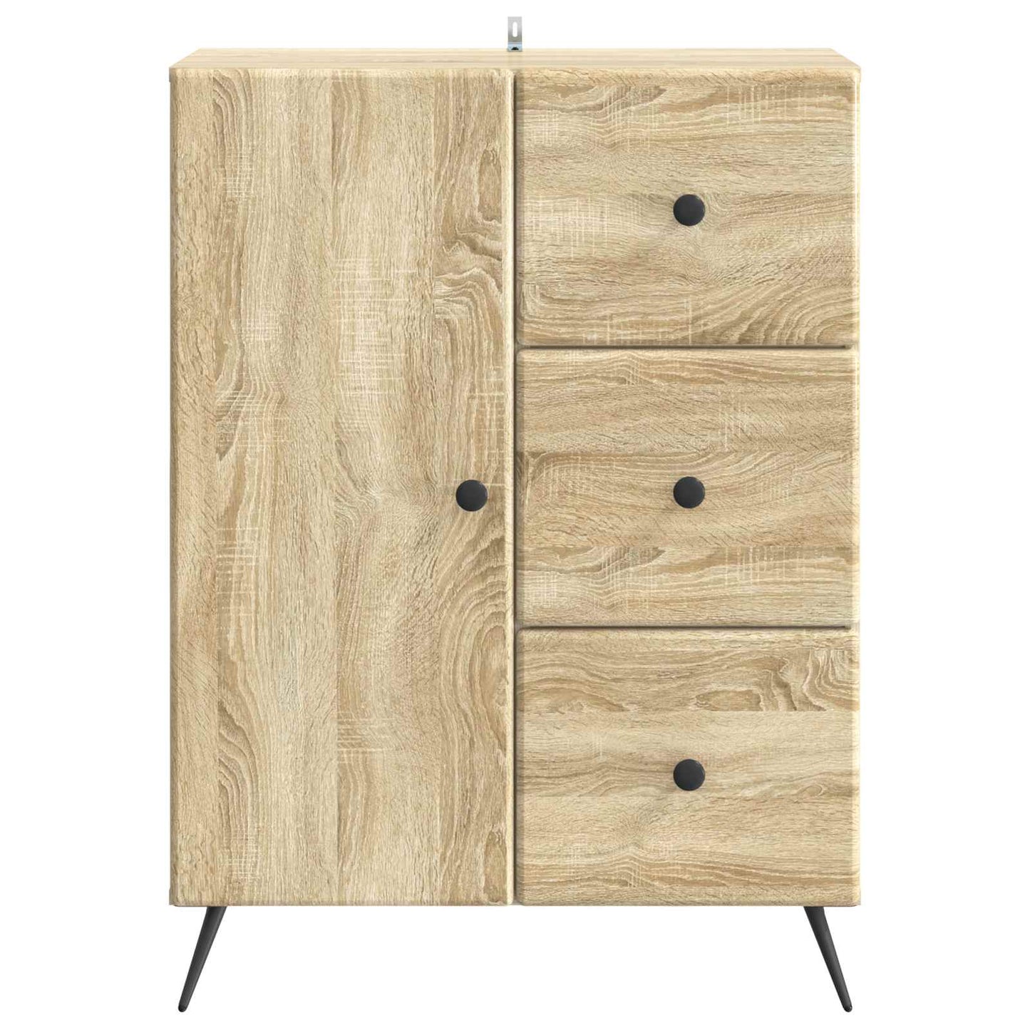 Sideboard med låda Sonoma-ek 66 x 34,5 x 90 cm Konstruerat trä