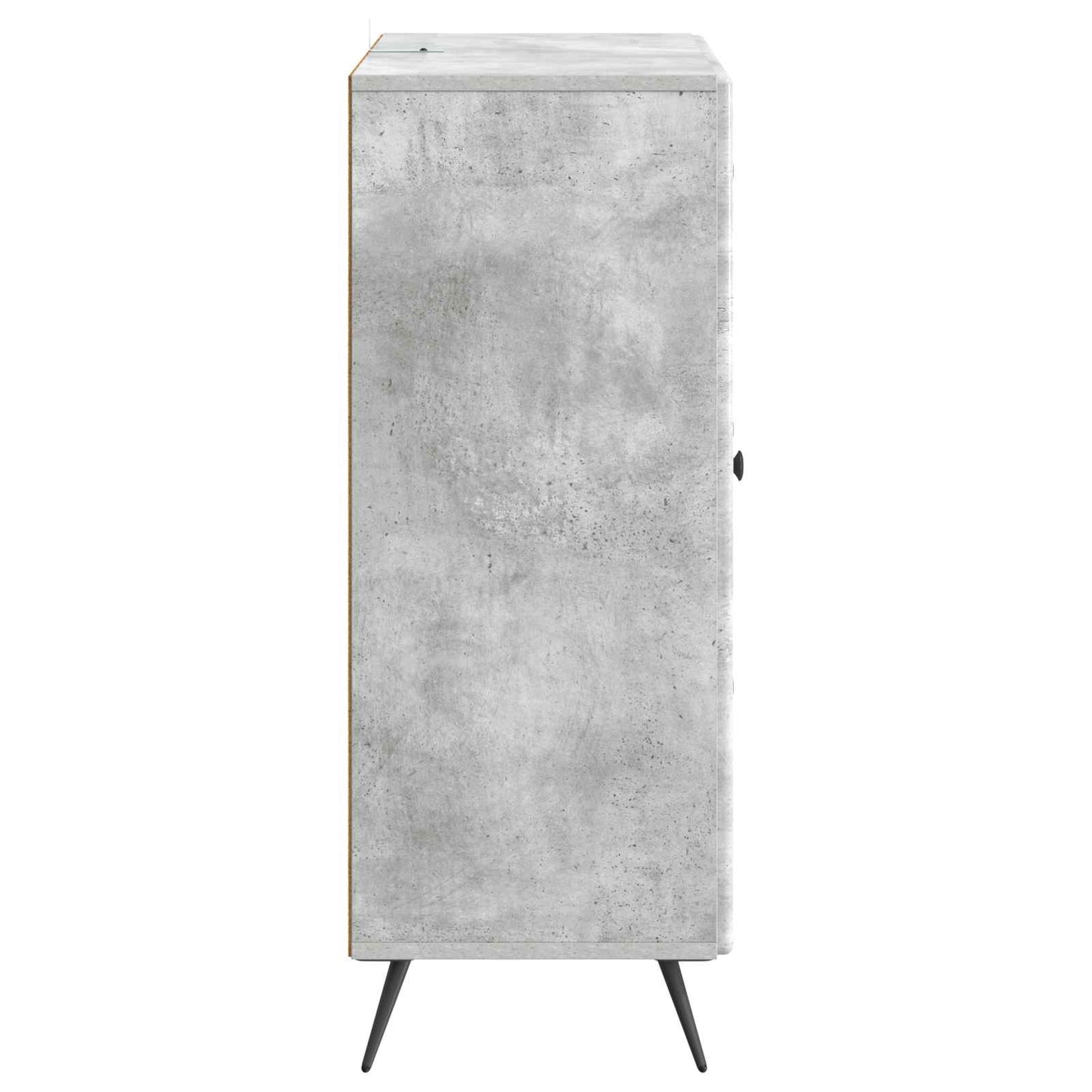 Sideboard med låda Betonggrå 66 x 34,5 x 90 cm Konstruerat trä