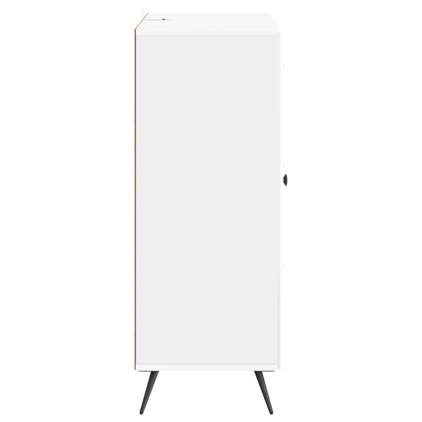 Sideboard Vit högglans 66 x 34,5 x 90 cm Konstruerat trä