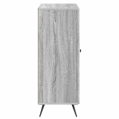 Sideboard Grå sonoma-ek 66 x 34,5 x 90 cm Konstruerat trä