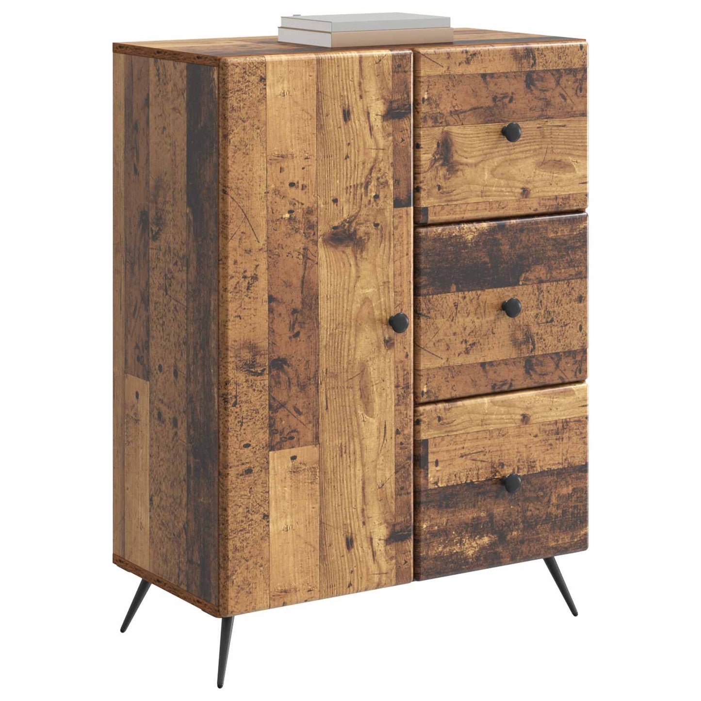 Sideboard Gammalt trä 66 x 34,5 x 90 cm Konstruerat trä