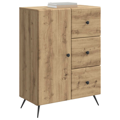 Sideboard med låda Artisan-ek 66 x 34,5 x 90 cm Konstruerat trä