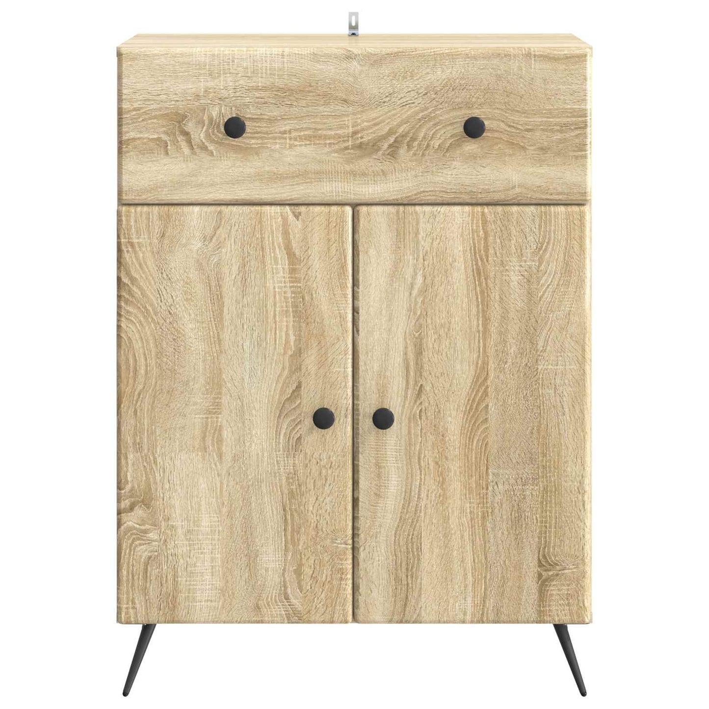 Sideboard med låda Sonoma-ek 66 x 34,5 x 90 cm Konstruerat trä