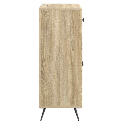 Sideboard med låda Sonoma-ek 66 x 34,5 x 90 cm Konstruerat trä