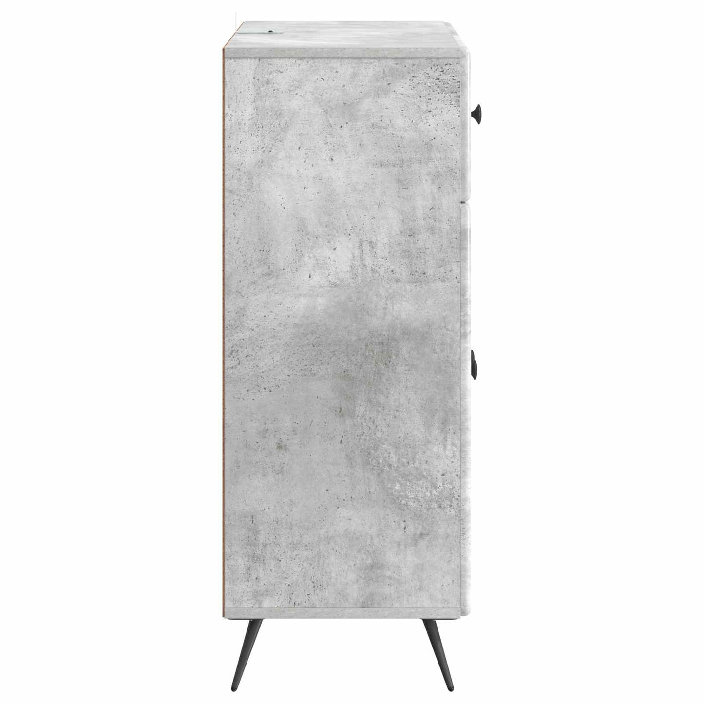 Sideboard med låda Betonggrå 66 x 34,5 x 90 cm Konstruerat trä