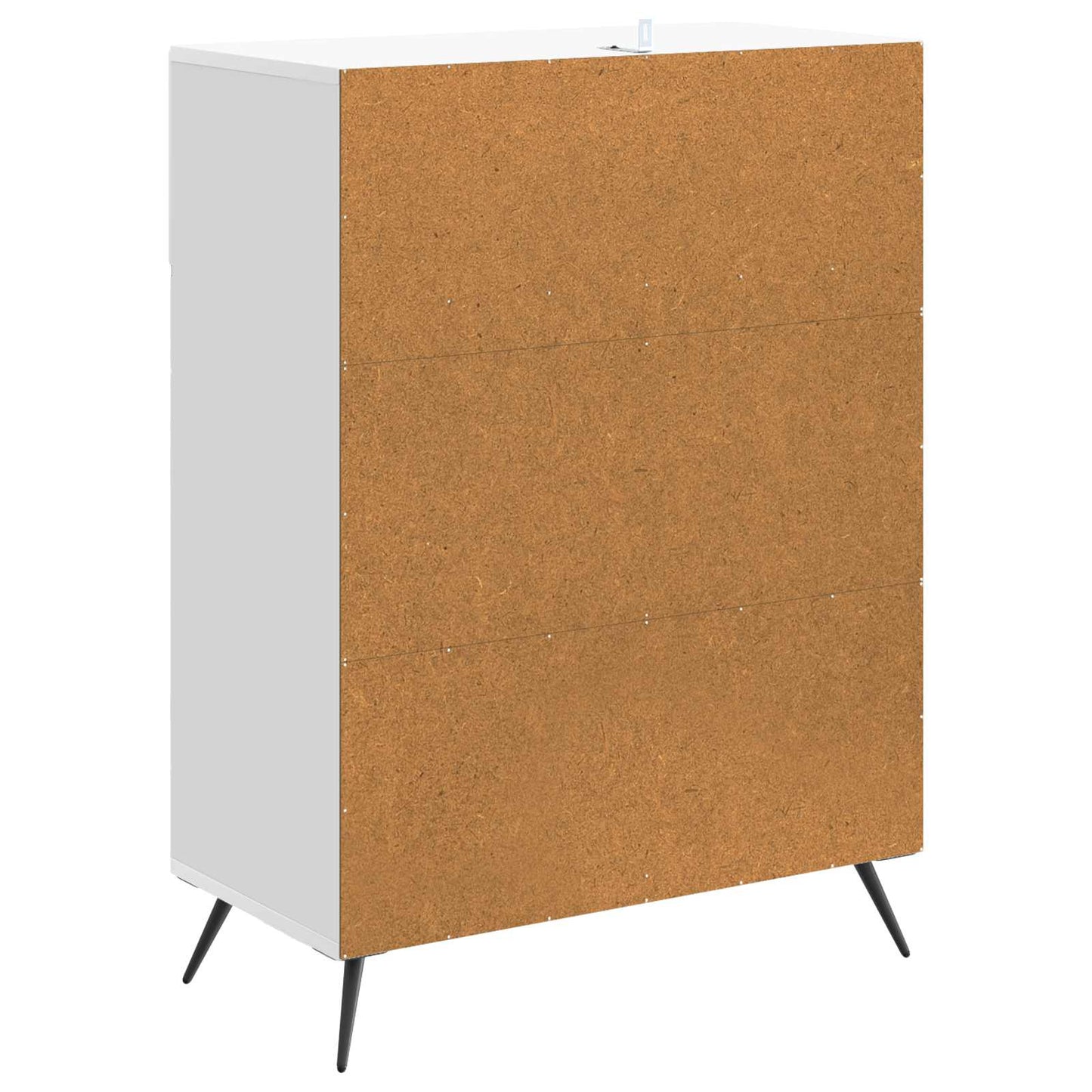 Sideboard Vit högglans 66 x 34,5 x 90 cm Konstruerat trä