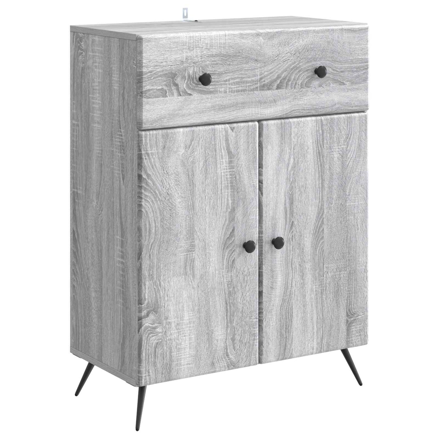 Sideboard Grå sonoma-ek 66 x 34,5 x 90 cm Konstruerat trä