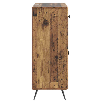 Sideboard Gammalt trä 66 x 34,5 x 90 cm Konstruerat trä