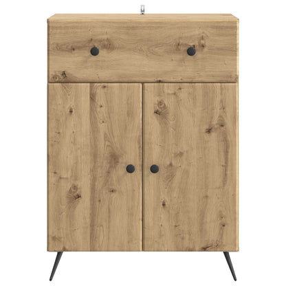Sideboard med låda Artisan-ek 66 x 34,5 x 90 cm Konstruerat trä