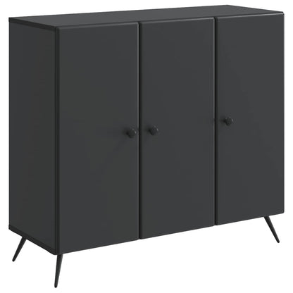 Sideboard Svart 89 x 34,5 x 80 cm Konstruerat trä