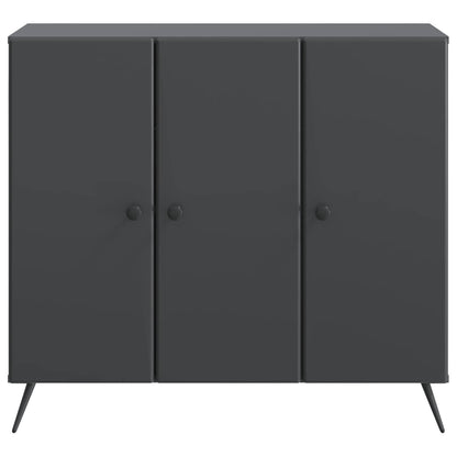 Sideboard Svart 89 x 34,5 x 80 cm Konstruerat trä