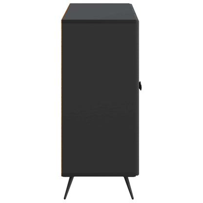 Sideboard Svart 89 x 34,5 x 80 cm Konstruerat trä